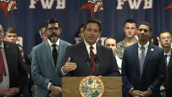 WATCH: Ron DeSantis Breaks Silence on Trump Attacks