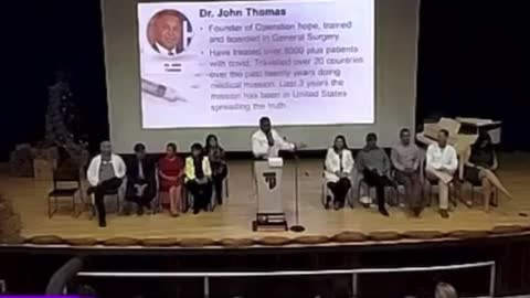 Dr Thomas @ #StopTheShots PR Health Summit
