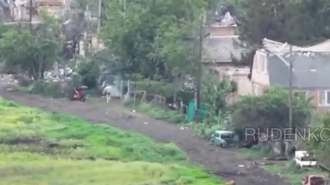 Ukrianian soldiers in their underwear run from missile strikes