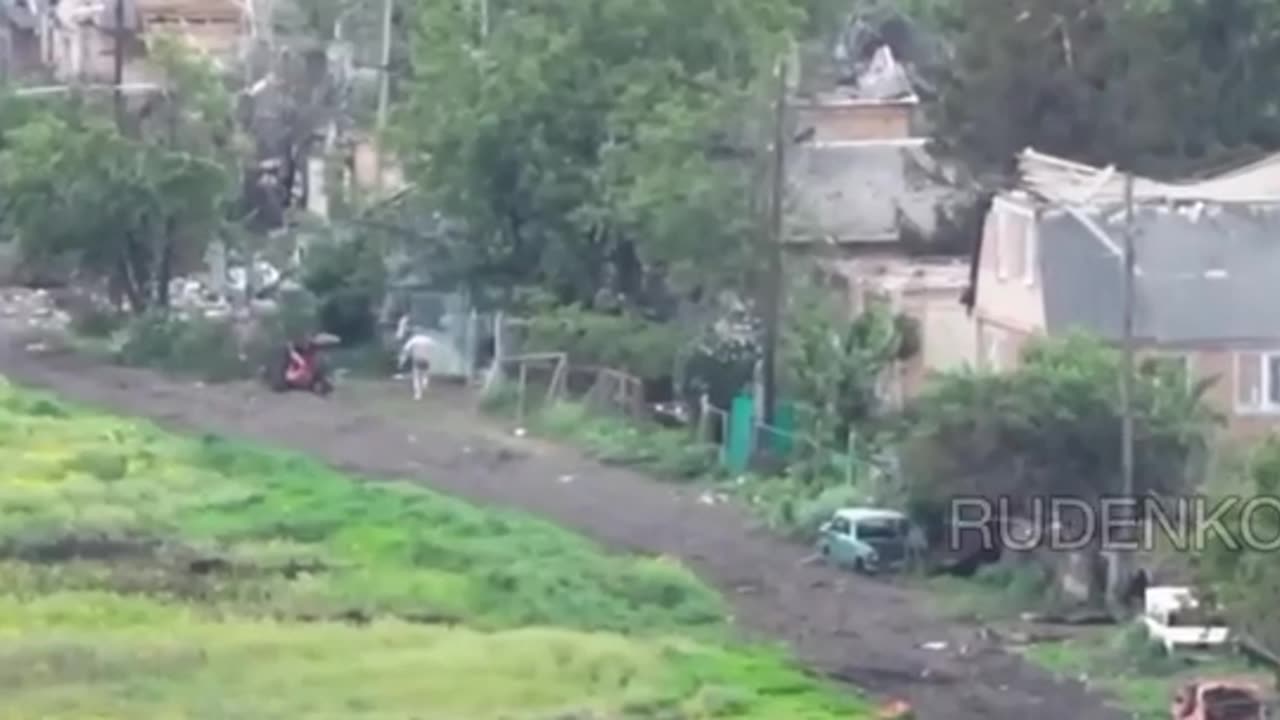 Ukrianian soldiers in their underwear run from missile strikes