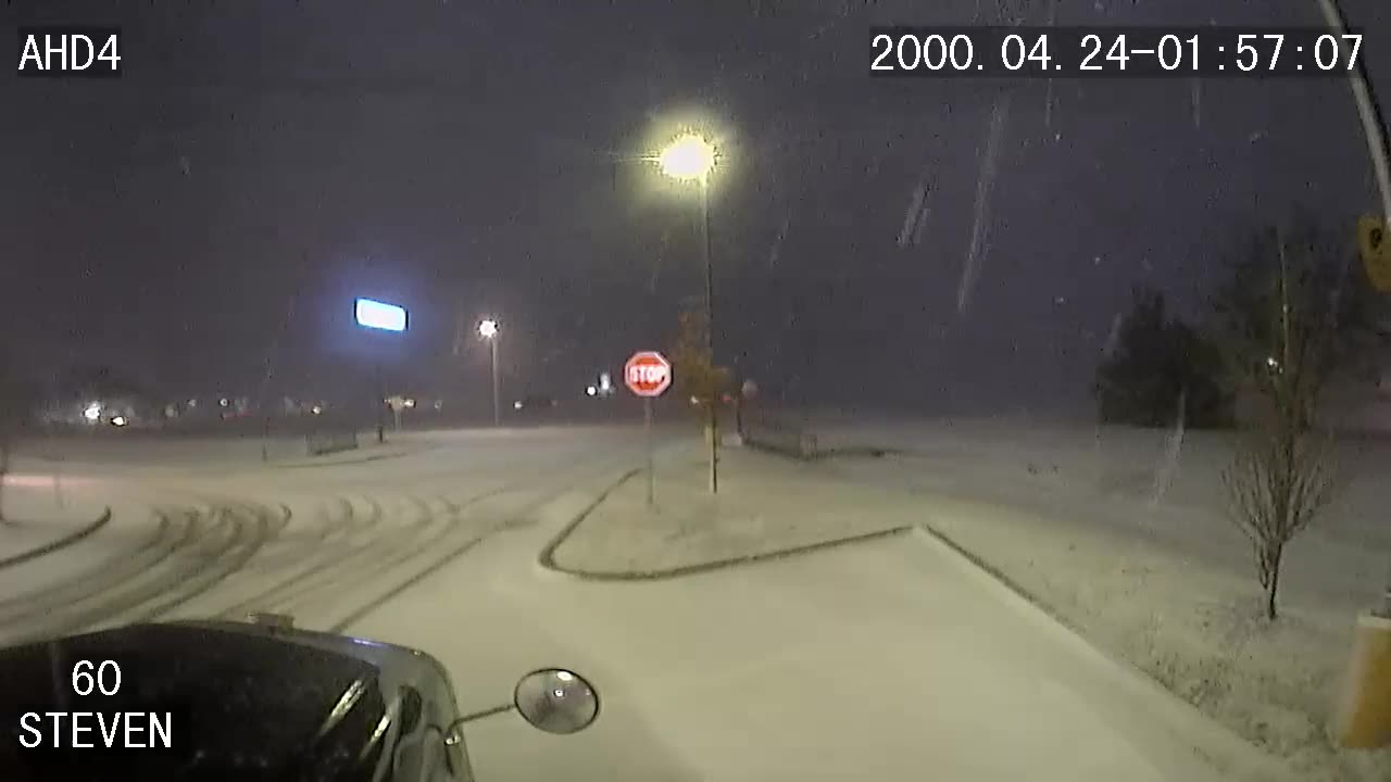 SNOW PLOW WOKE ME UP IN BOONE, IA