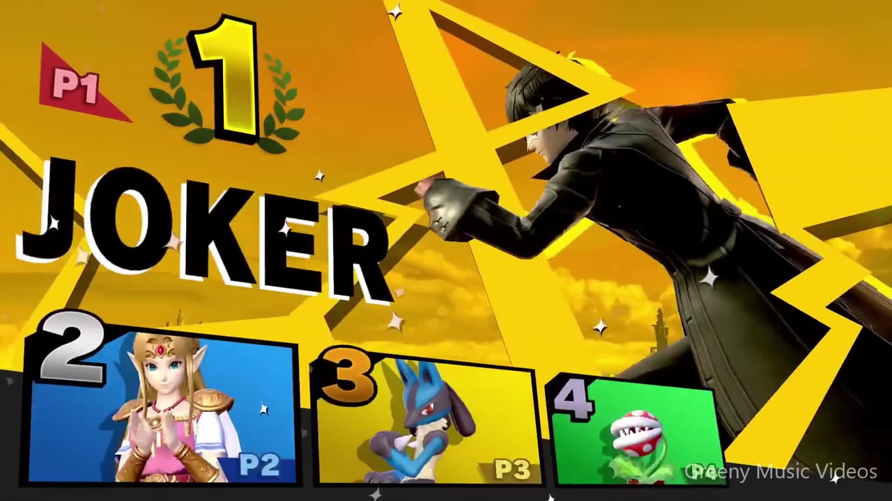 super smash bros joker victory song greeny music videos