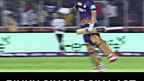 Kkr vs rr 28 run 6 ball 5 six