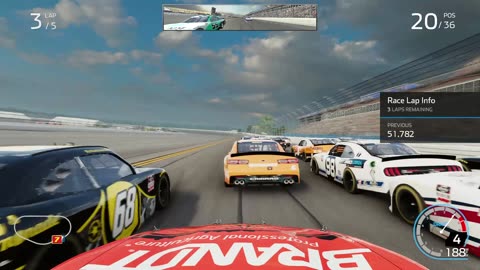 Racing Brandt Justin allgaier Xfinity car in Talladega