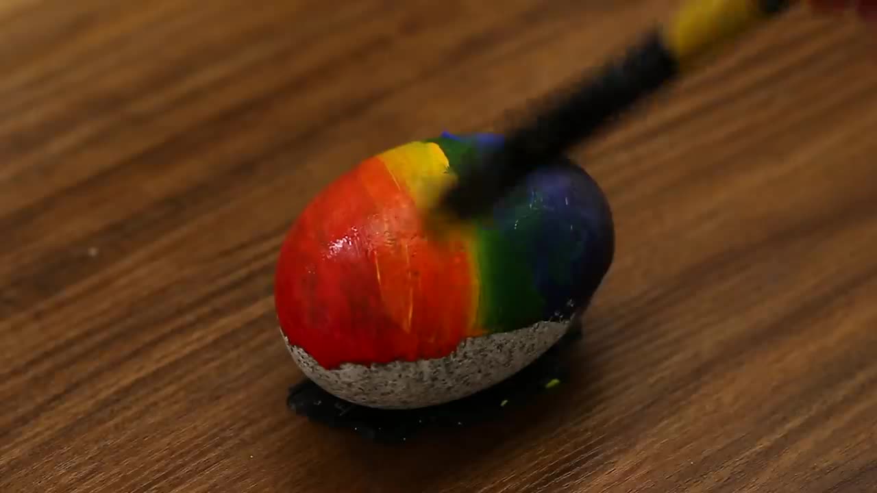 Very Simple & Easy Acrylic Painting on Stone