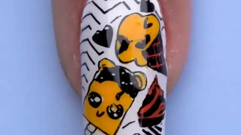 5 minutes cute nails art
