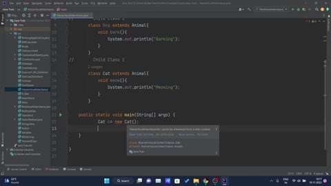 A Beginner's Guide Java Tutorial (Hierarchical Inheritance in Java)