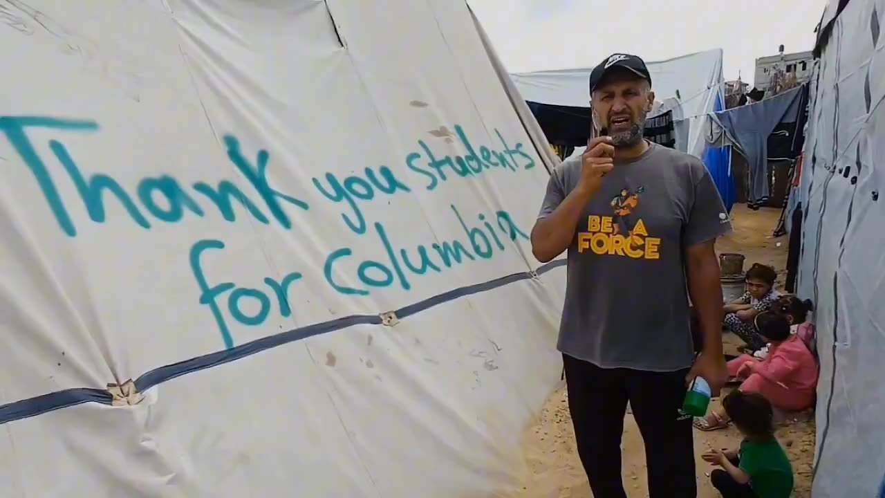 Gazans thank American college students for protesting for a ceasefire
