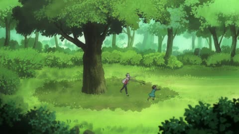Firefly Forest Takekawa Firefly and A Yin play around the tree