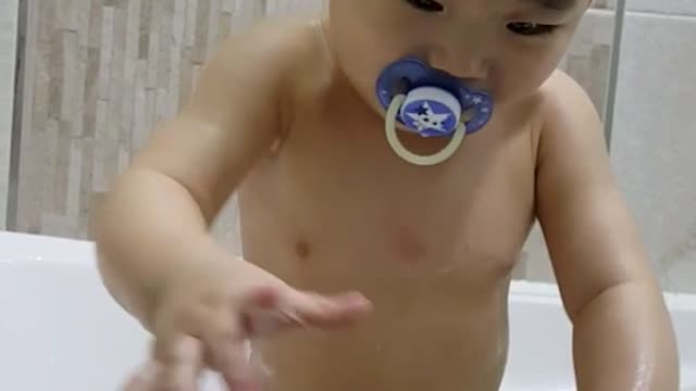 Adorable 10 Month Old Baby Learns To Give And Wave Bye Bye