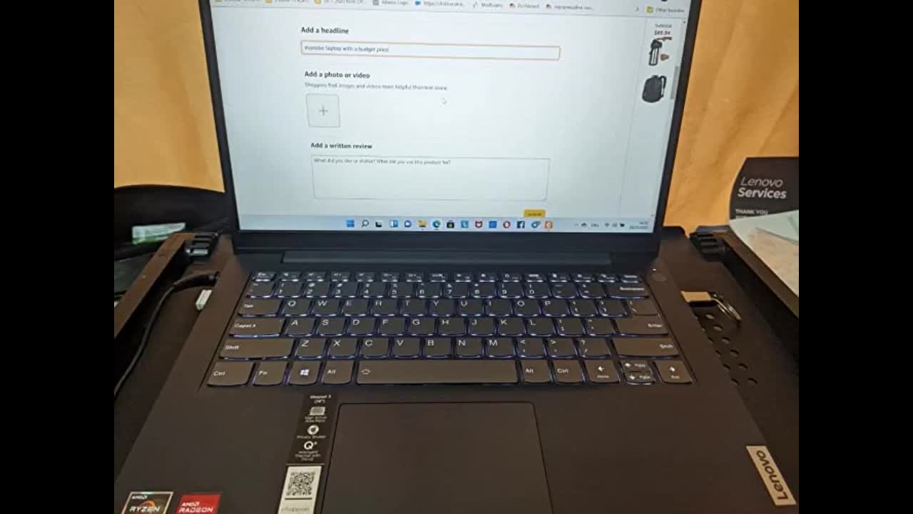 Review: Lenovo IdeaPad 3 Laptop, 14.0" FHD Display, AMD Ryzen 5 5500U, 8GB RAM, 256GB Storage,...