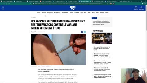 28-05-2021 Le variant Indien a été créé de toutes pièces par les Médias Mainstream.