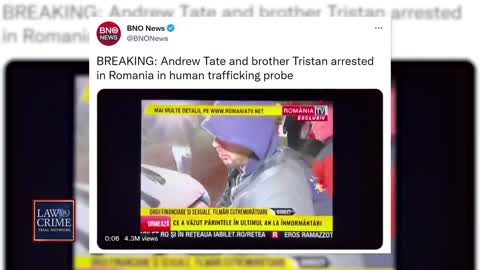 Influencer Andrew Tate Arrested on sex-Trafficking Allegation in Romania, Reports say