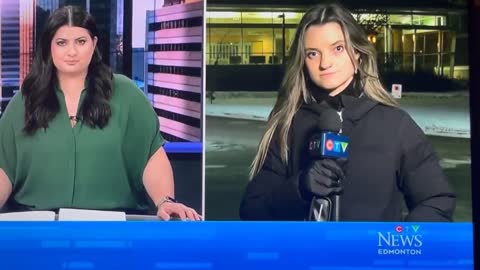 쓰러지기 직전의 어린 (여)리포터