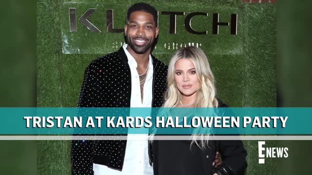 Tristan Thompson SPOTTED at Kardashians Halloween Party E! News