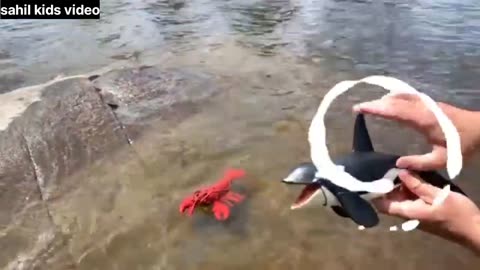 Sea animal toys sahil kids videos