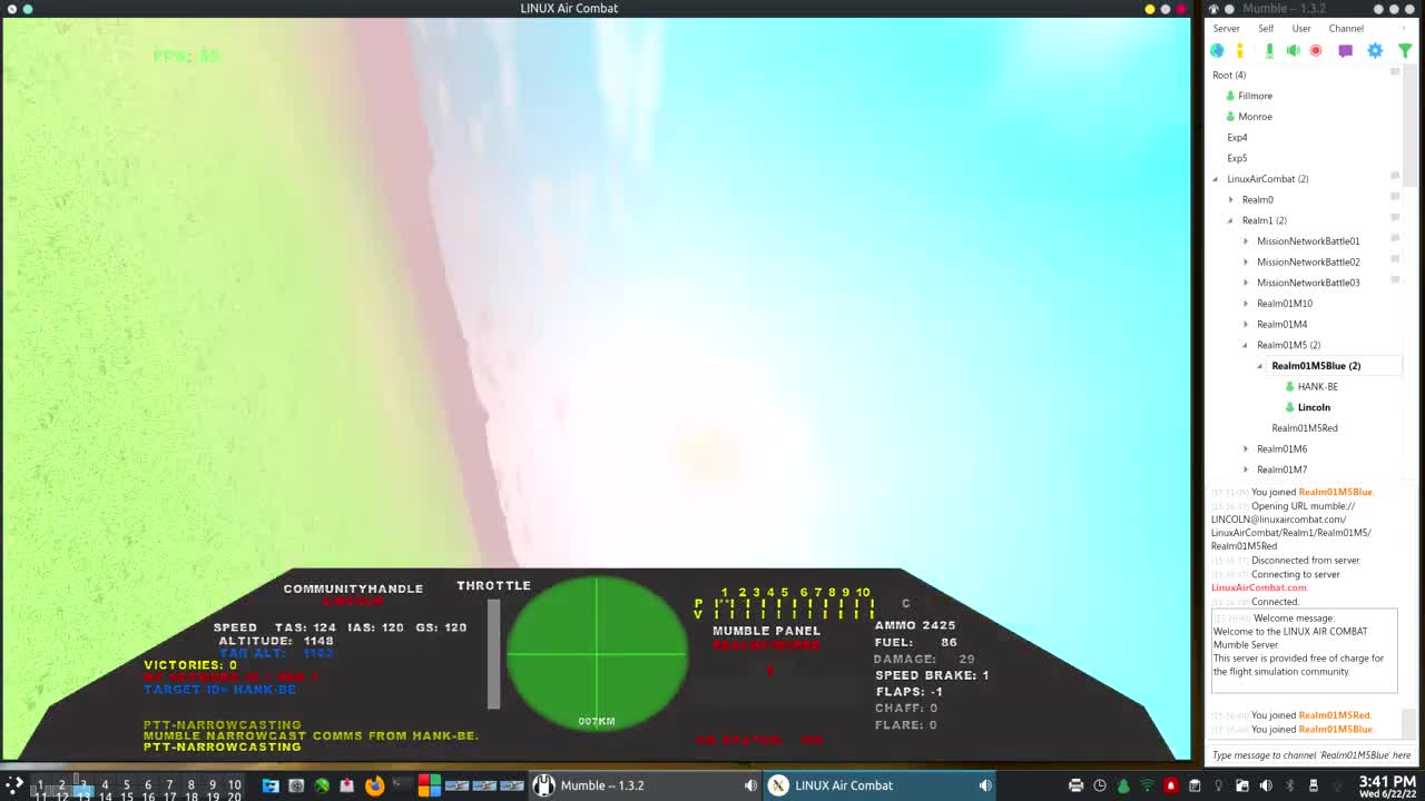 LAC P38 vs P38 Low Alt in Blake's Mission 22Jun2022