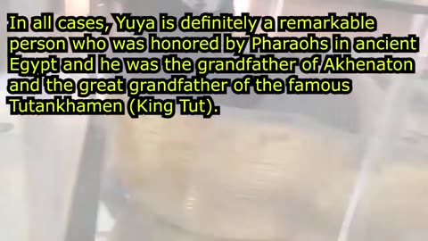 Is Joseph one of the mummies at Cairo Museum? Yuya and Thoya story هل النبي يوسف في المتحف المصري؟