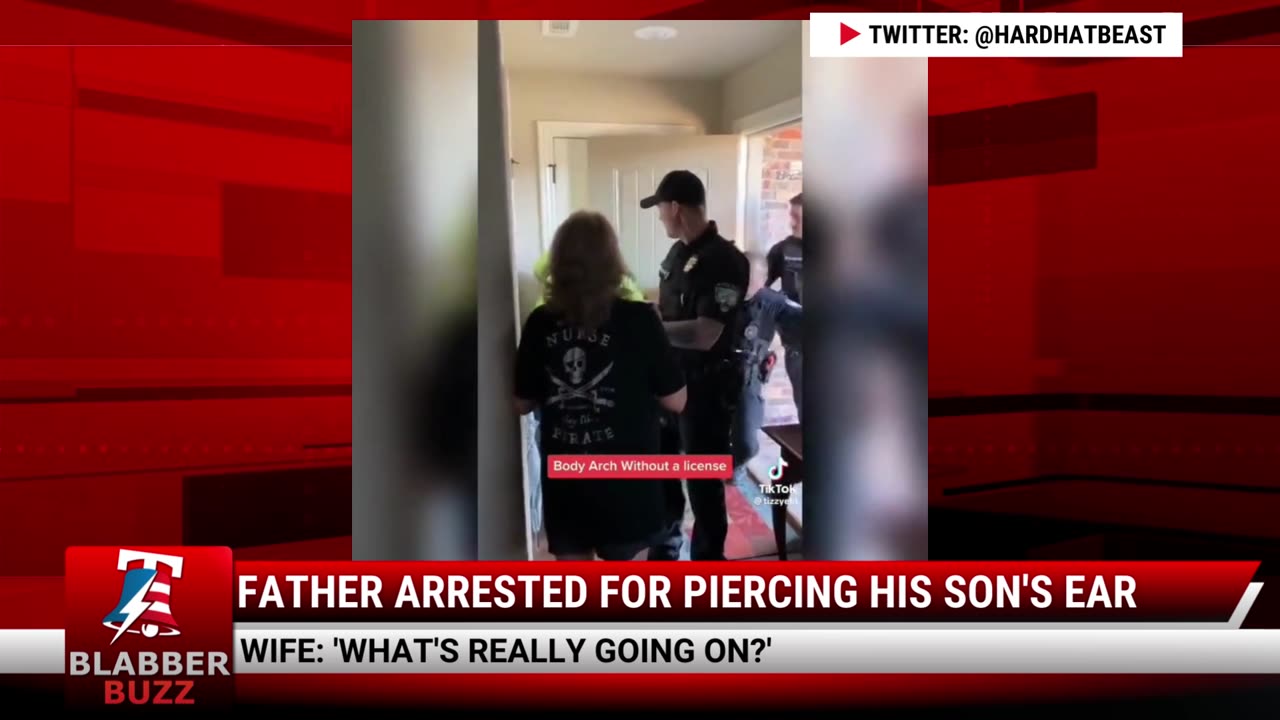 Father Arrested For Piercing His Son's Ear