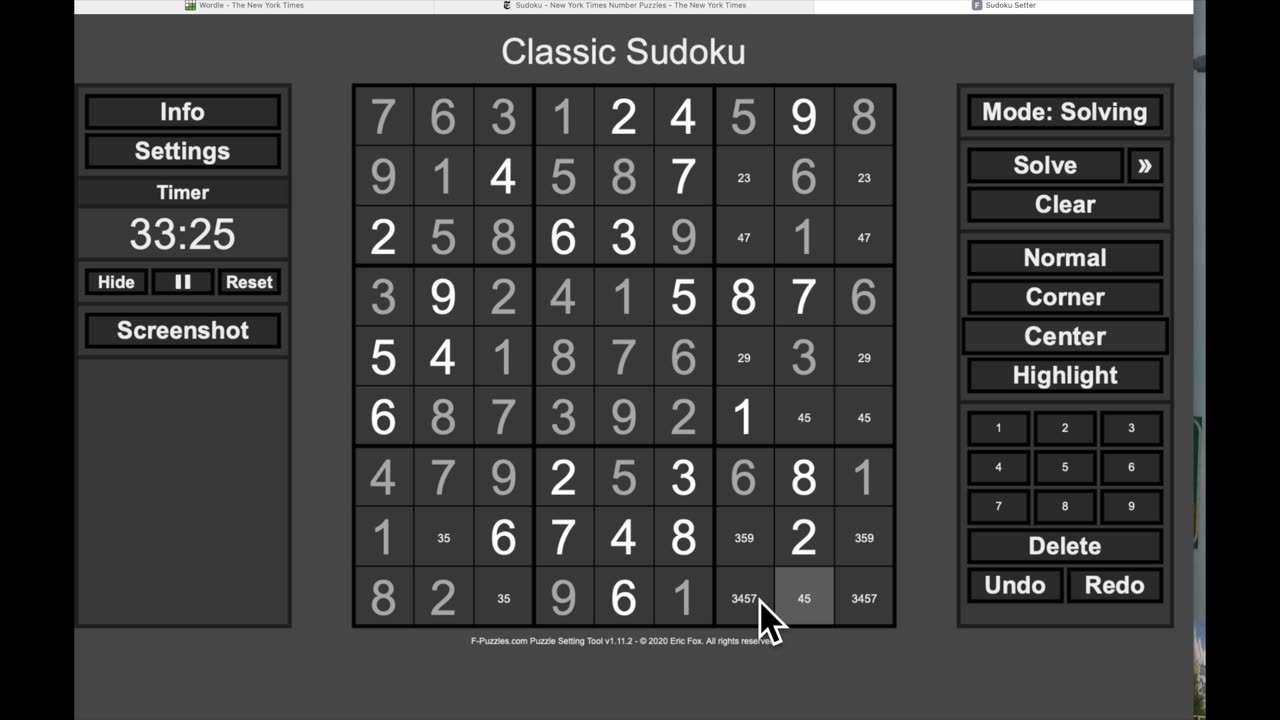 Sudoku 2023-05-22 medium