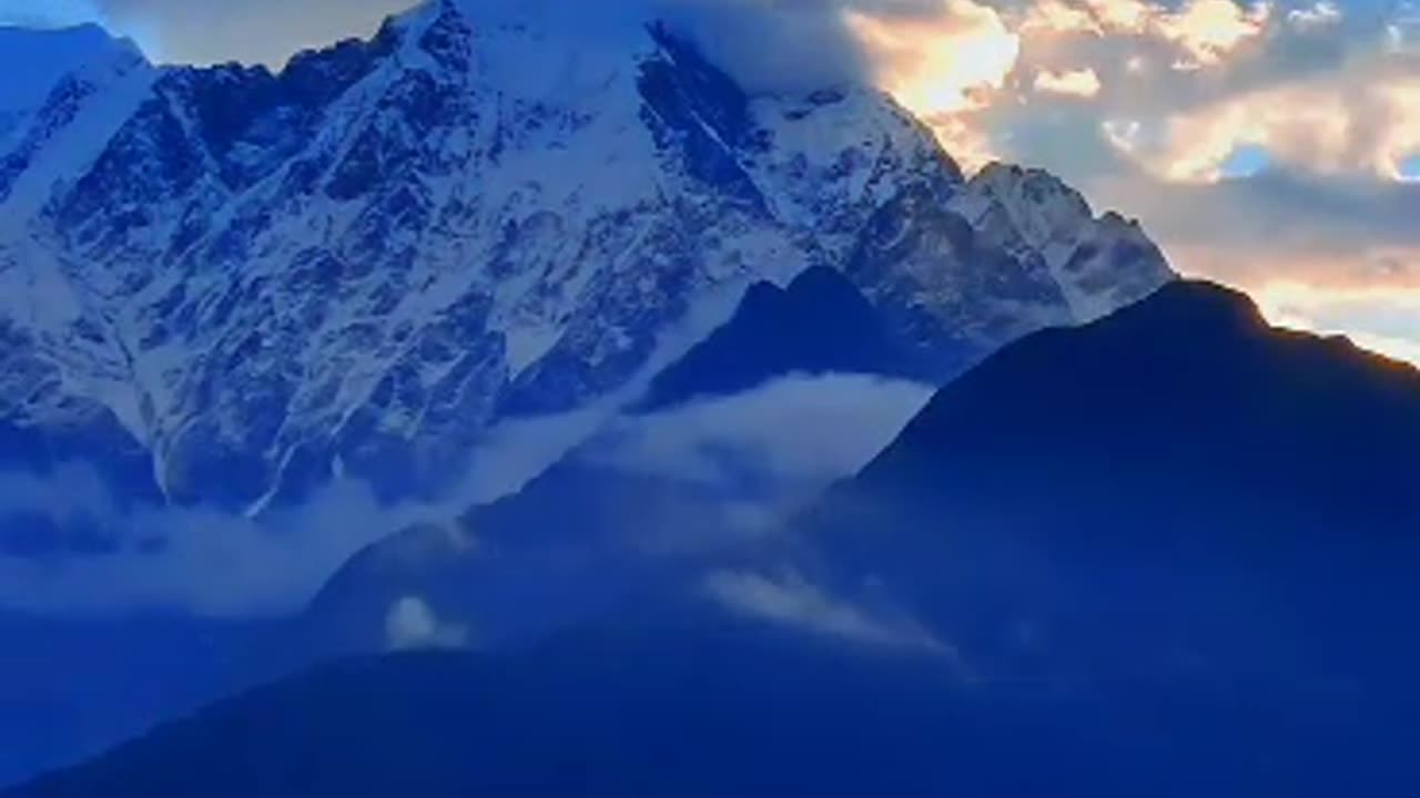 whatsapp status | a beautiful cloud show | mountains | nature.