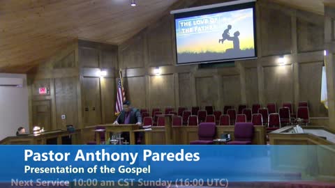 Pastor Anthony Paredes// "The Love of the Father." // 10/12/22
