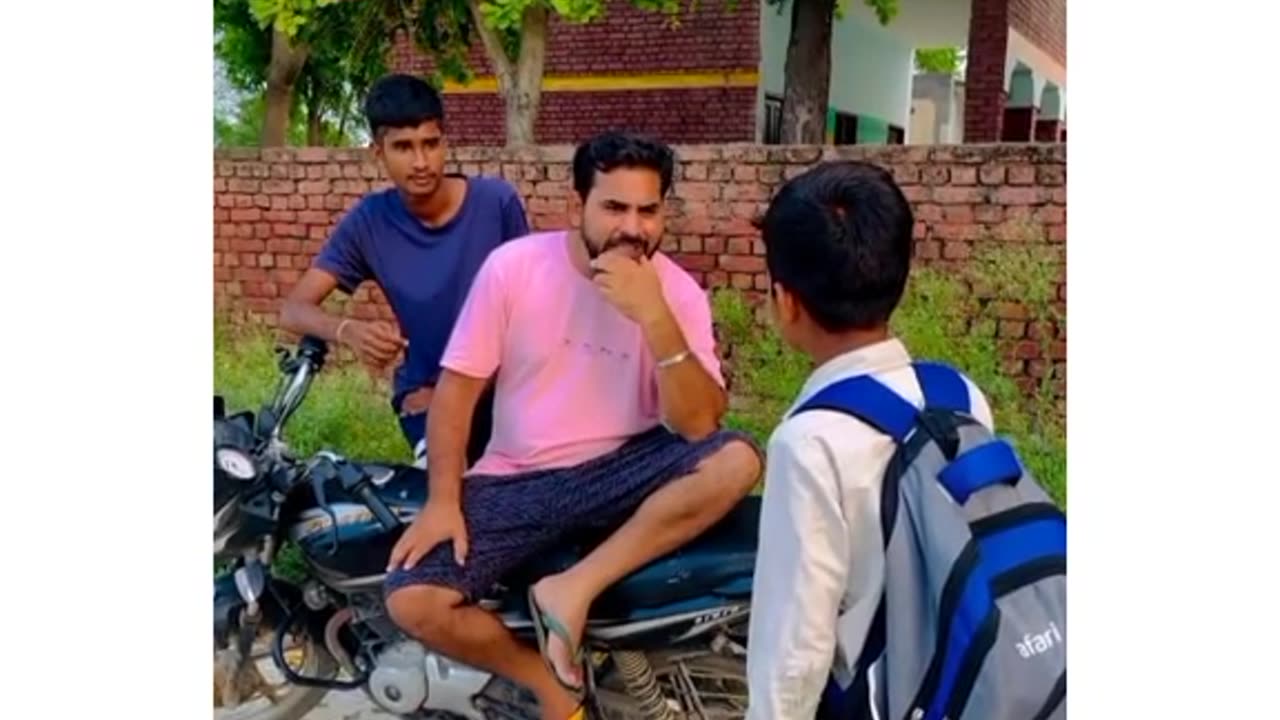 School boy funny video