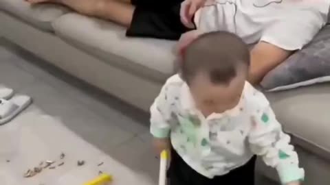 Kid Puts Dad To Work