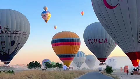 Hot balloon in turkey