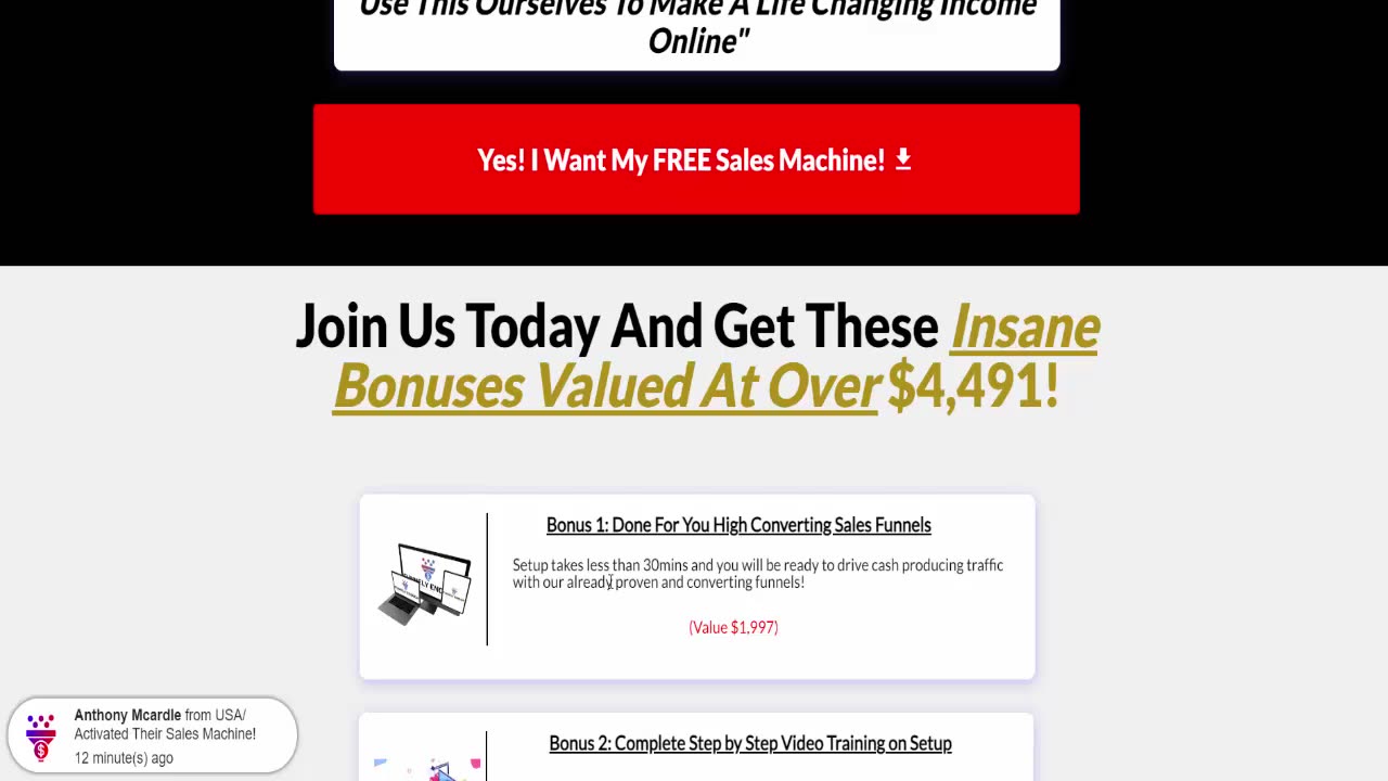 FREE Sales Machine Review: Ultimate Automated Success!