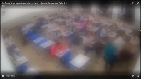 Agressão a professor em Goiania