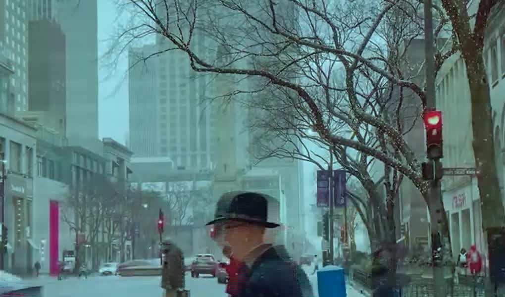 video natural disasters caught on tape and camera. Snowstorm Chicago