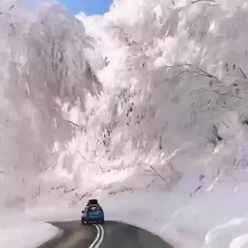 snowy road