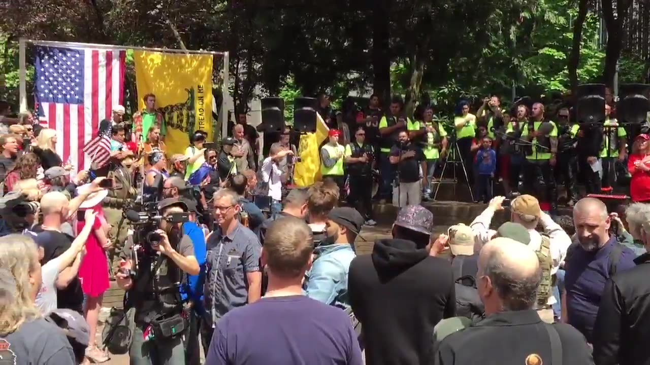 June 4 2017 Portland 1.1 Patriot's side sings national anthem