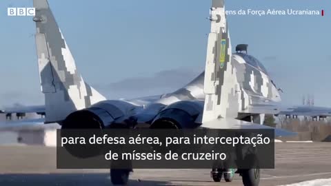 Guerra na Ucrânia: o piloto que 'caça' mísseis russos