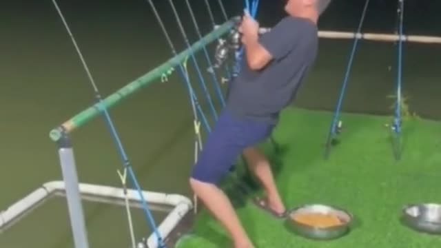 Fishing is in a hurry