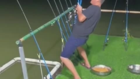 Fishing is in a hurry