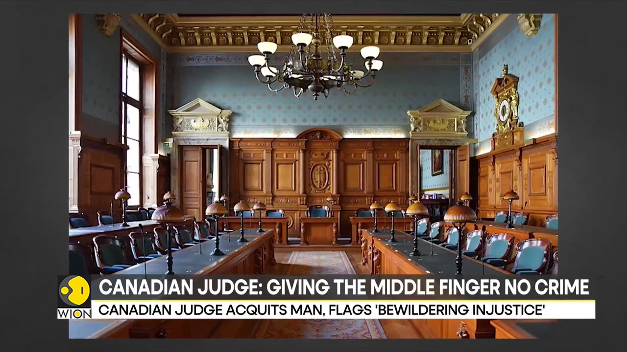 Giving the MIDDLE FINGER 'no crime'; Flipping someone off a 'god-given right'- Canada judge's order