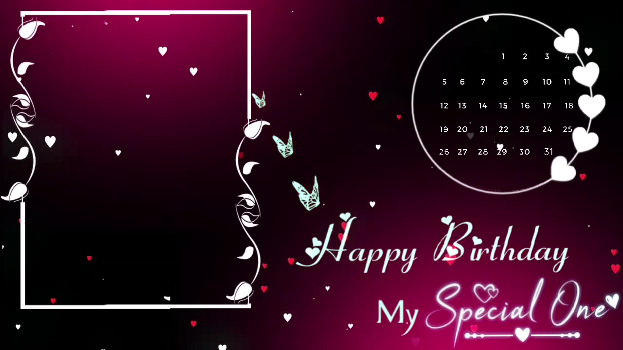 Happy birthday thumbnail to wish anyone who's special for you