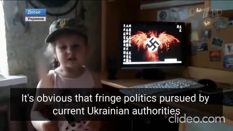 Children in Ukraine kindergarten being brainwashed by Nazi's