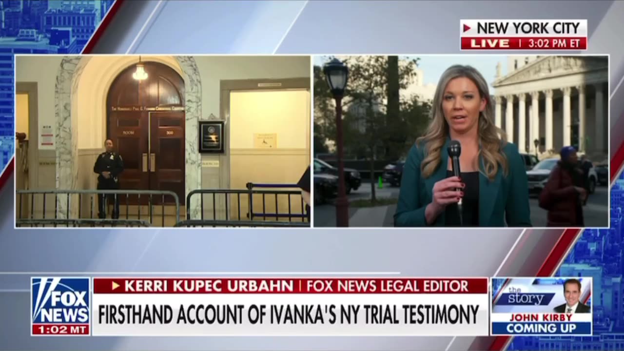 Ivanka Trump In Court Today.