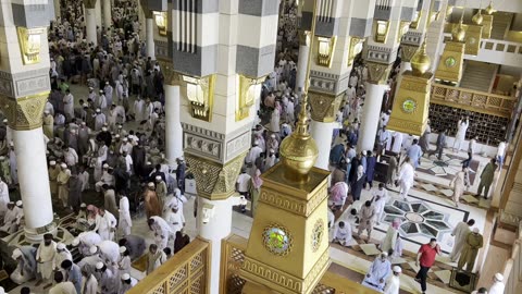 Inside View of Masjid Al Nabawi Madinah KSA