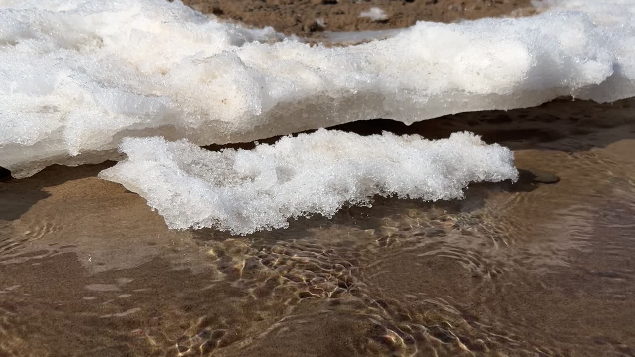 icy beach