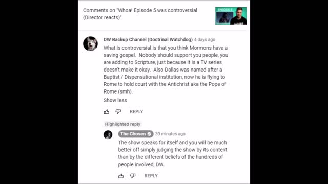The Chosen responds to charges of heresy compromising the Gospel