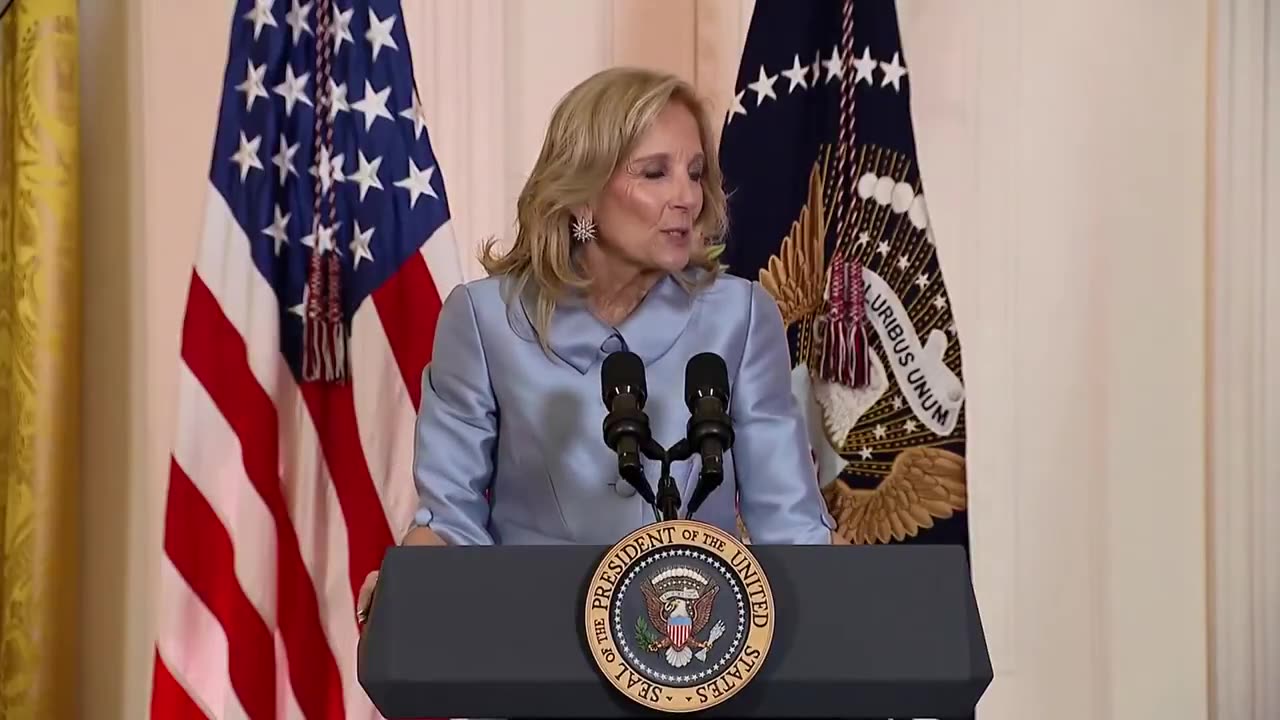 Jill Biden Trolls Kamala Harris During White House Conference on Women’s Health Research