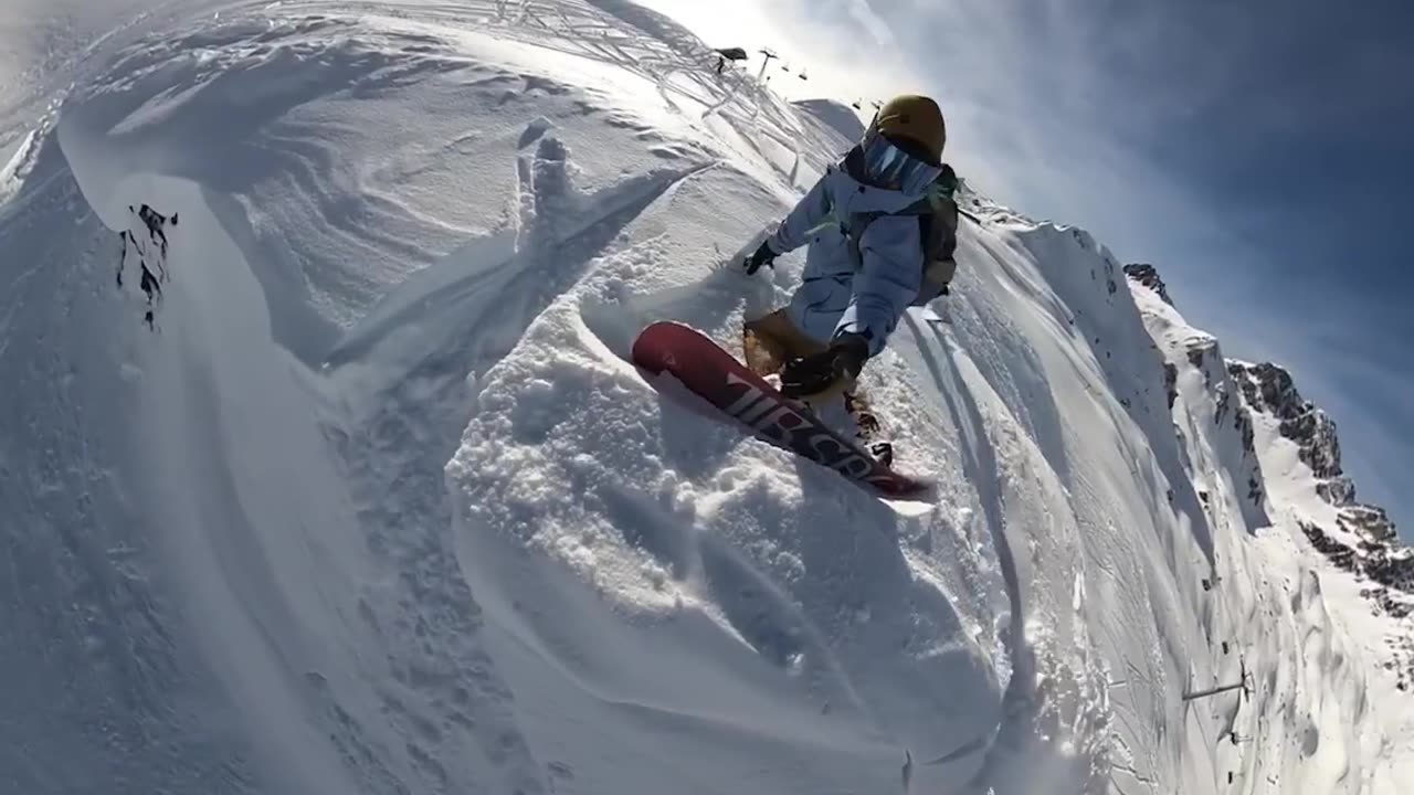 Skiers Didn't See the Cliff Coming