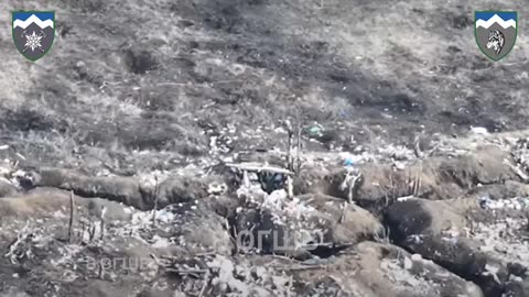 Drone Strikes on Russian Trenches