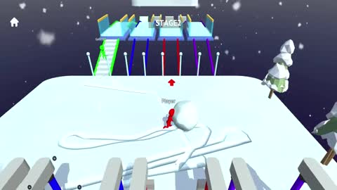 Snow race game android ios gameplay apk all levels #2