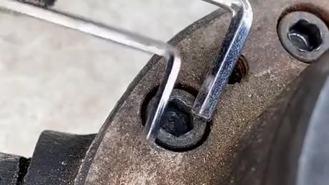 Without the right tools? Watch the mechanic do this.