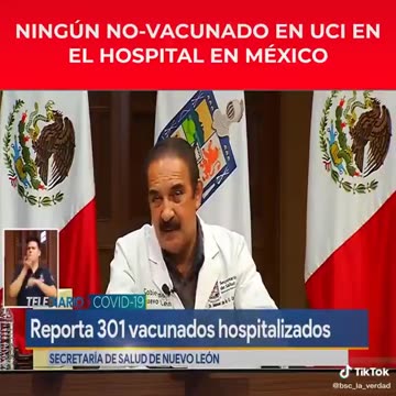 Nuevo León: 301 vacunados ingresados en el hospital